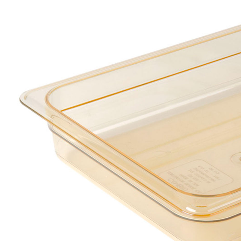 Recipiente H-Pan ámbar 1/2  altas temperaturas - Cambro