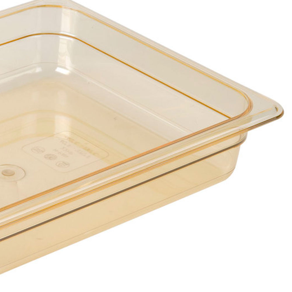 Recipiente H-Pan ámbar 1/2  altas temperaturas - Cambro