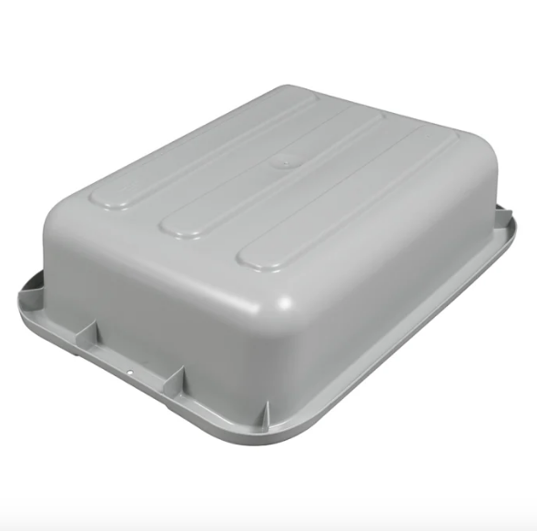 Recipiente cambox polietileno 38.9 x 50.6cm gris Cambro