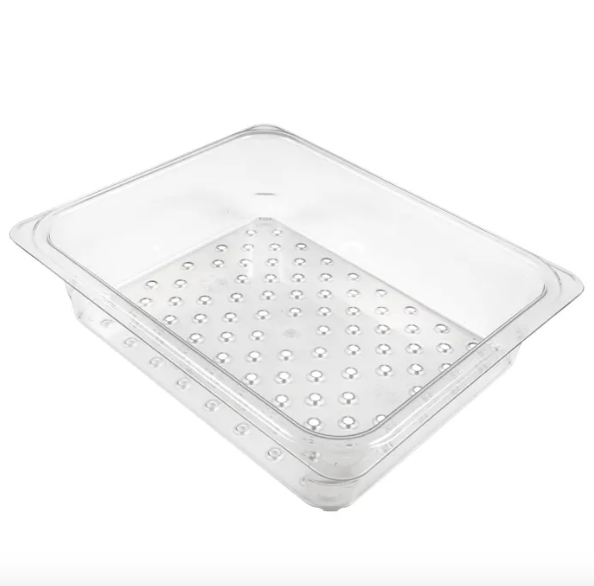 Recipiente colador para 24cw 1/2 Prof 7,6 cm policarbonato transparente *Cambro