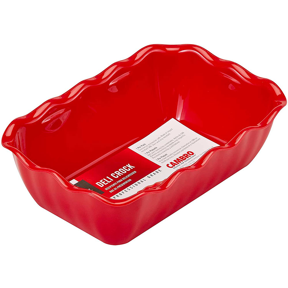 Recipiente para delicatesen copolimero 2.0 lts. rojo Cambro