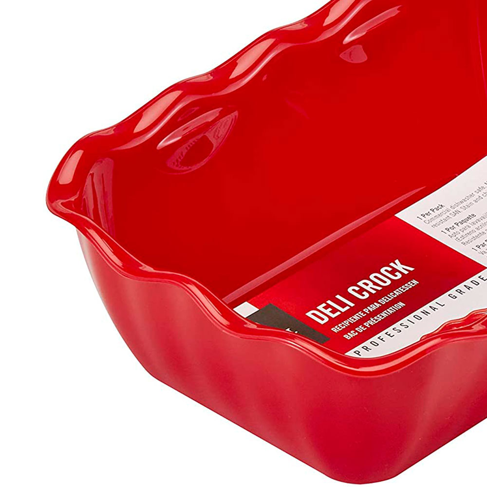 Recipiente para delicatesen copolimero 2.0 lts. rojo Cambro