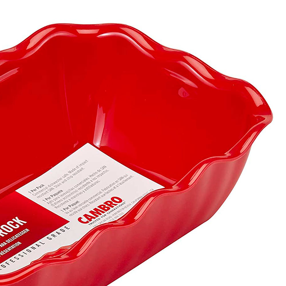 Recipiente para delicatesen copolimero 2.0 lts. rojo Cambro