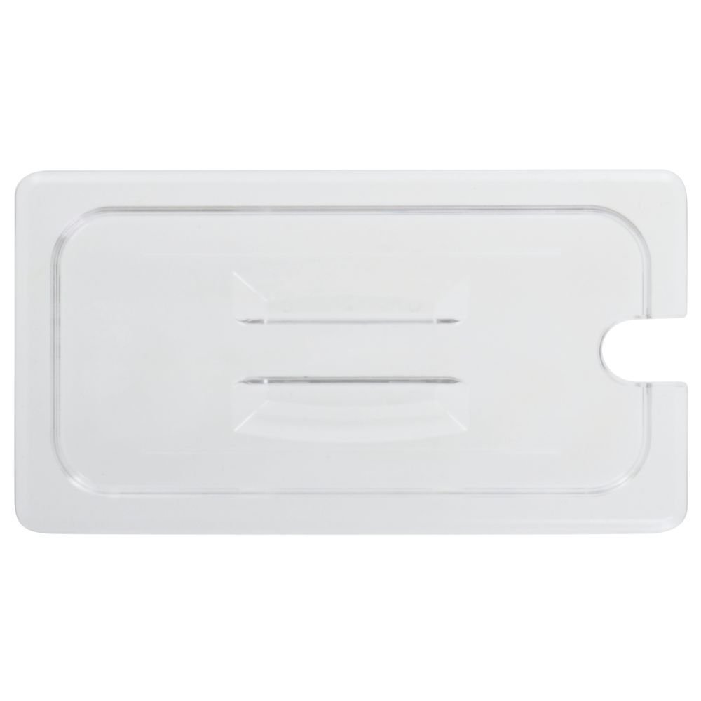Tapa muesca asa azafate de 1/3 policarbonato transparente Cambro