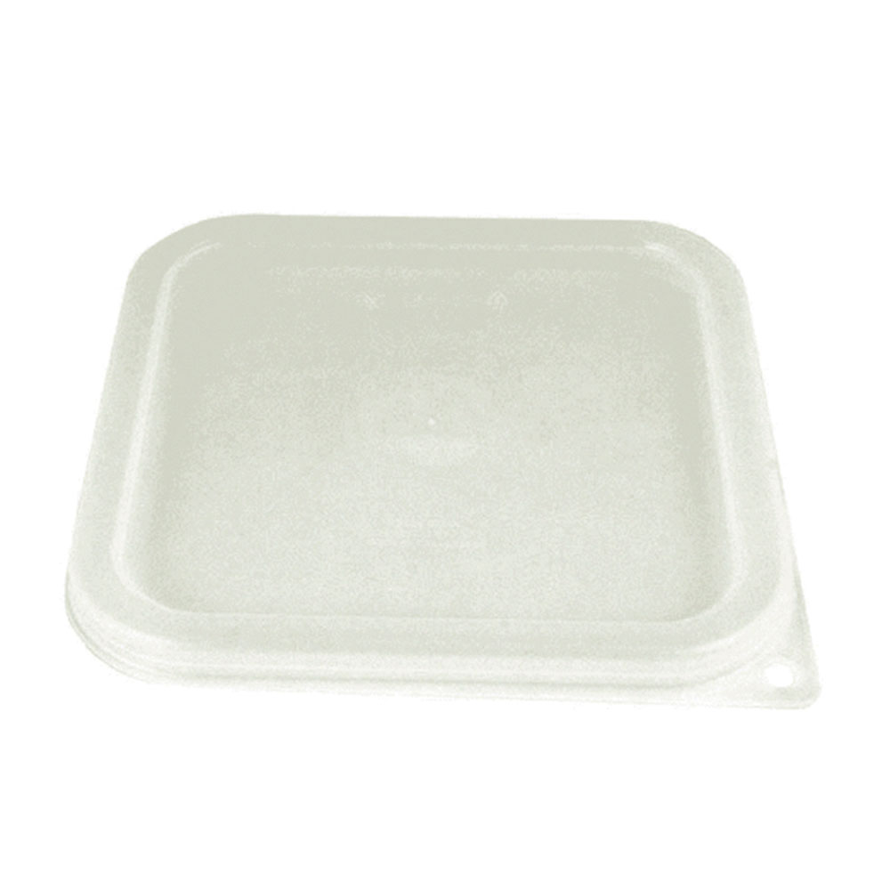 Tapa para los recipientes cuadrados 1.9 y 3.8lt translucido Cambro