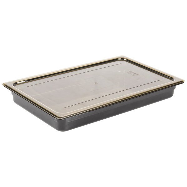 Tapa plana h pans para azafate full ambar Cambro