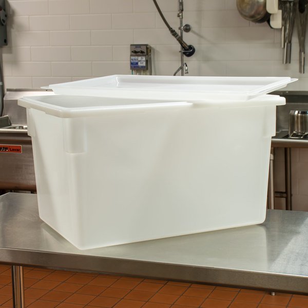 Tapa plana para caja 1826 polietileno blanco Cambro