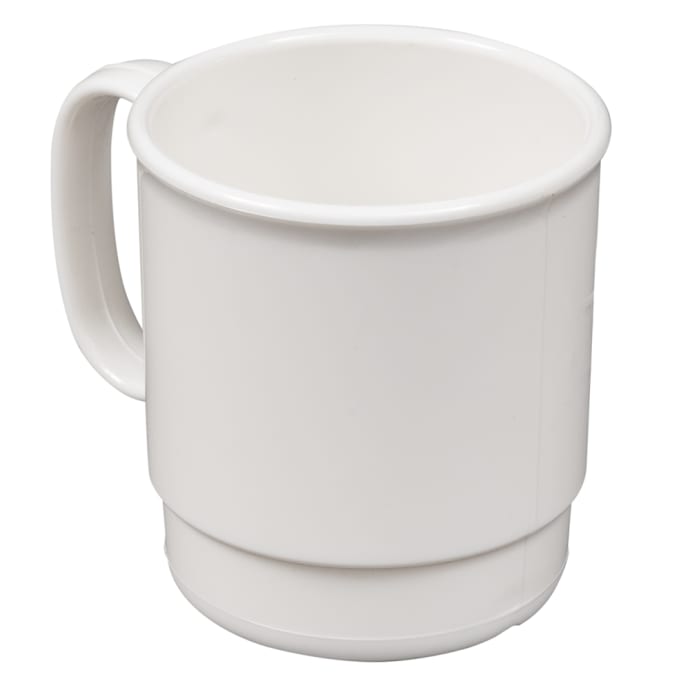 Taza policarbonato apilable 8 oz blanco Cambro