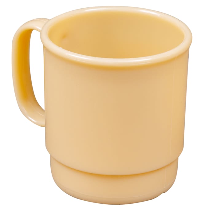 Taza policarbonato apilable 8 oz beige Cambro