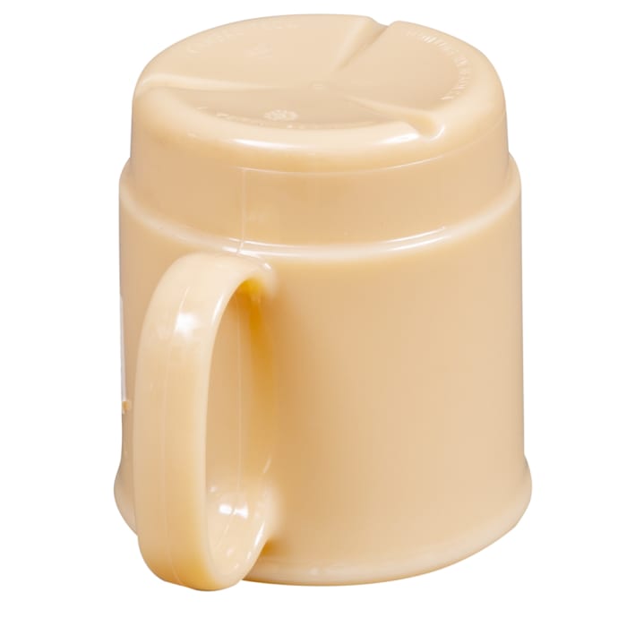 Taza policarbonato apilable 8 oz beige Cambro