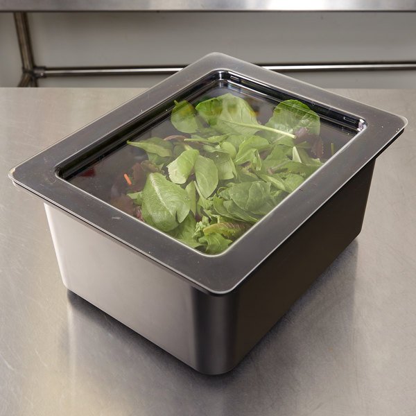 Tapa plana tarro coldfest 26cf transparente Cambro