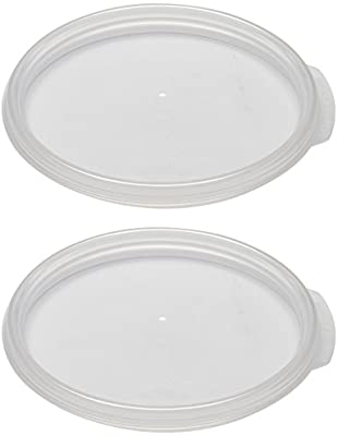 Tapa redonda con sello para recipientes de 1.9 y 3.8lts de policarbonato Cambro
