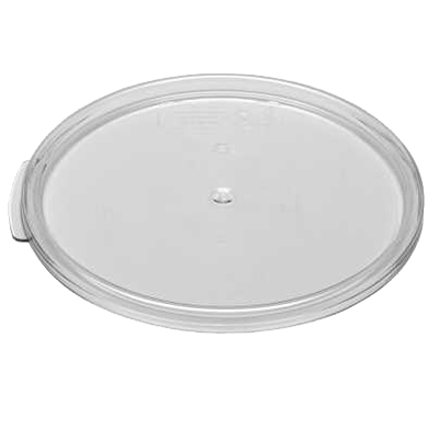 Tapa redonda para recipientes de 1.9 y 3.8lts de policarbonato Cambro