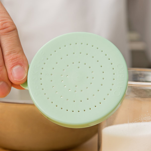 Tapa verde espolvoreador fino Cambro