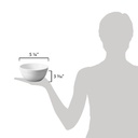 Tazon redondo 15oz policarbonato blanco Cambro