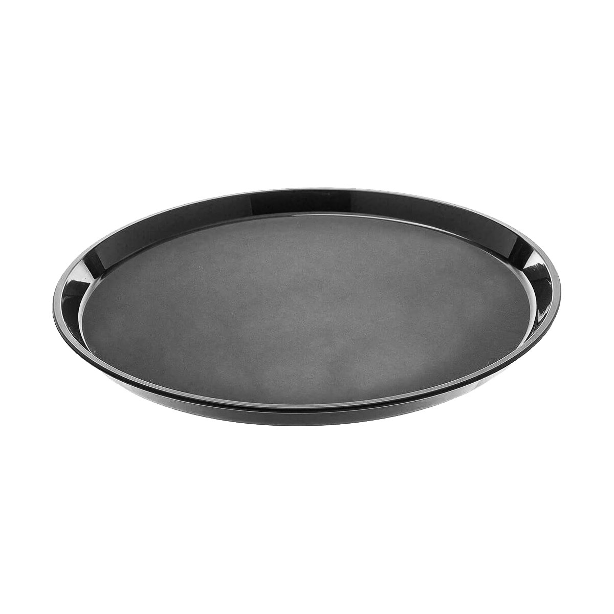 Bandeja redonda antideslizante polipropileno 35.5cm negro Cambro