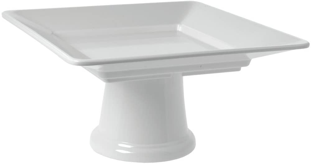 Plato cuadrado para cuenco blanco - Delfin