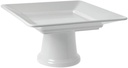 Plato cuadrado para cuenco blanco - Delfin