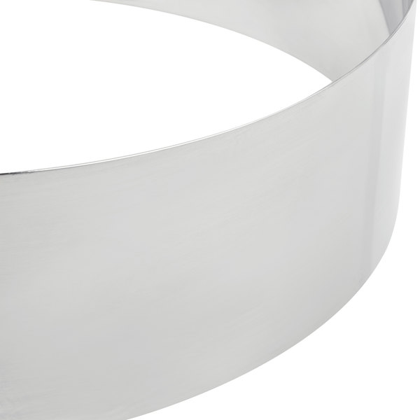 Anillo para torta de 10 ", acero inoxidable - American Metal Craft