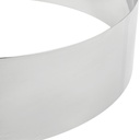 Anillo para torta de 10 ", acero inoxidable - American Metal Craft