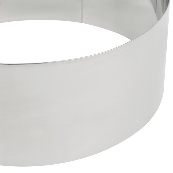 CAKE RING, 8_ DIA X 3_ H - American Metalcraft