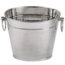 Cubo para vino de 9 "- Acero inoxidable, acabado martillado - American Metal Craft