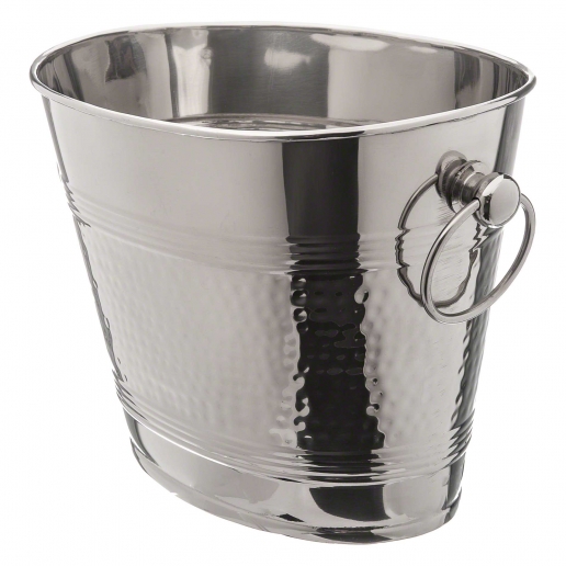 Cubo para vino de 9 "- Acero inoxidable, acabado martillado - American Metal Craft