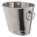 Cubo para vino de 9 "- Acero inoxidable, acabado martillado - American Metal Craft