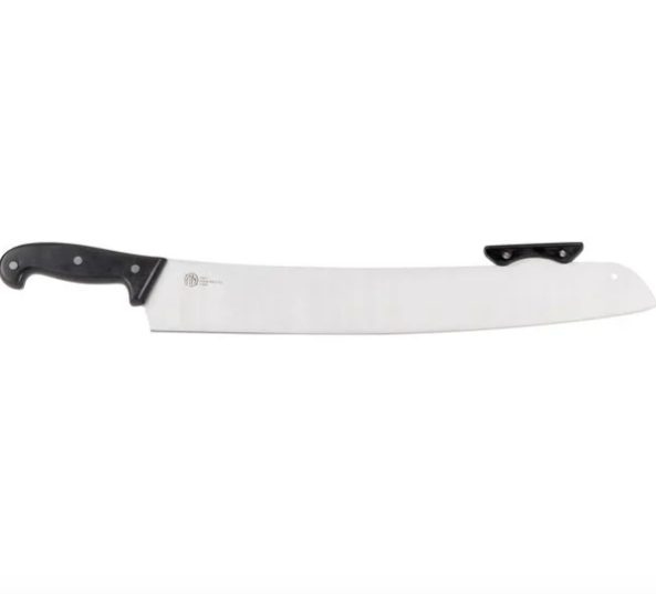 Cuchillo para pizza de 18 &quot;con mango doble, acero inoxidable - American Metal Craft