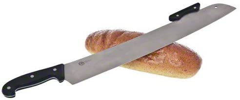 Cuchillo para pizza de 18 &quot;con mango doble, acero inoxidable - American Metal Craft