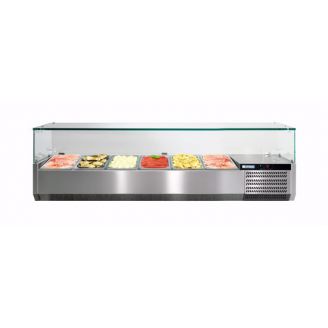 Vitrina refrigerada para mesa de pizza - Afinox