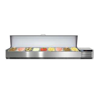 Vitrina refrigerada para mesa de pizza - Afinox