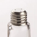 SALT & PEPPER SET, GLASS, LIGHTBULB, 1.5 OZ. 1-3/4_ DIA. X 3_ H American Metal Craft