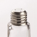 SALT &amp; PEPPER SET, GLASS, LIGHTBULB, 1.5 OZ. 1-3/4_ DIA. X 3_ H American Metal Craft