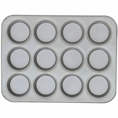 Bandeja 12 muffins acero aluminizado Chicago Metallic