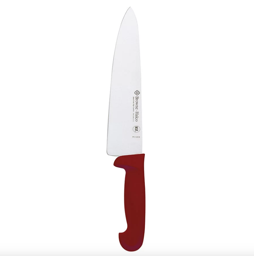 Cuchillo cocinero 25.4 cm mango rojo - Browne Halco