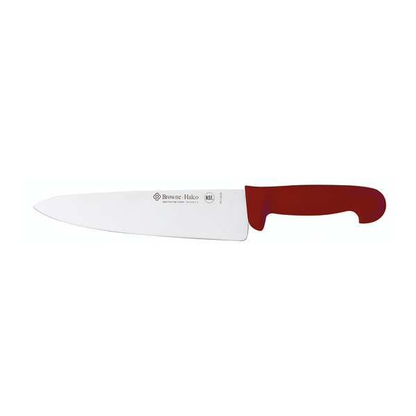 Cuchillo cocinero 25.4 cm mango rojo - Browne Halco