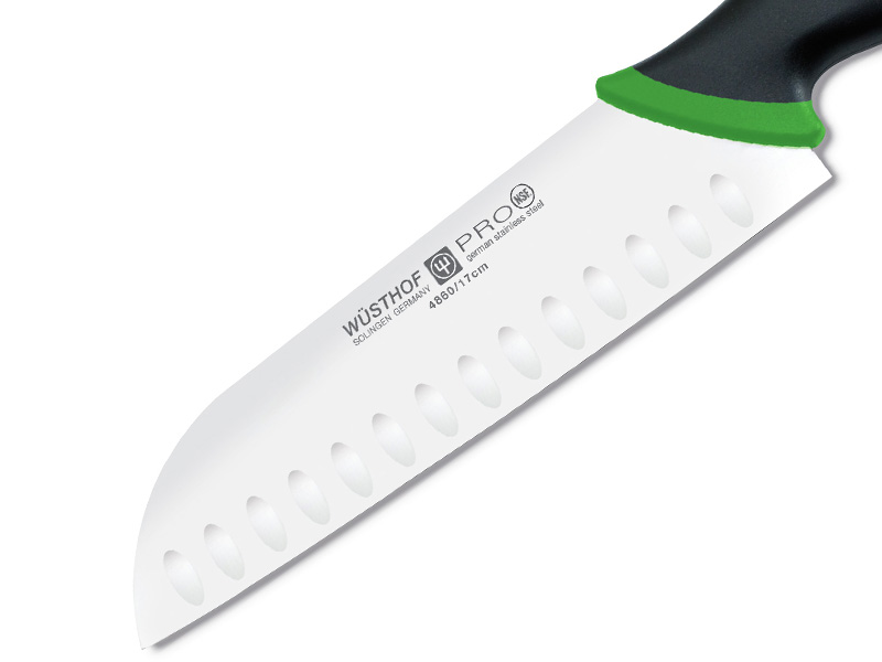 Cuchillo Santoku 17 cm verde - Wusthof