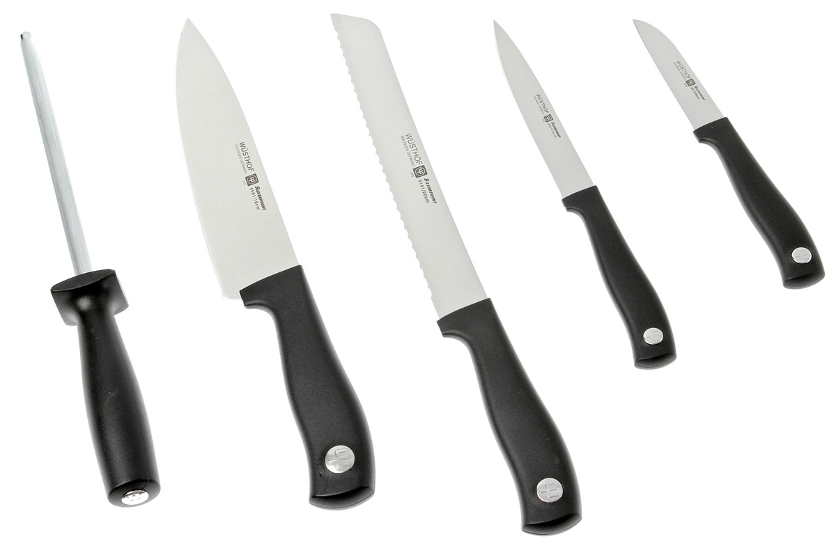 Bloque cuchillos 5 piezas (silverpoint) - Wusthof