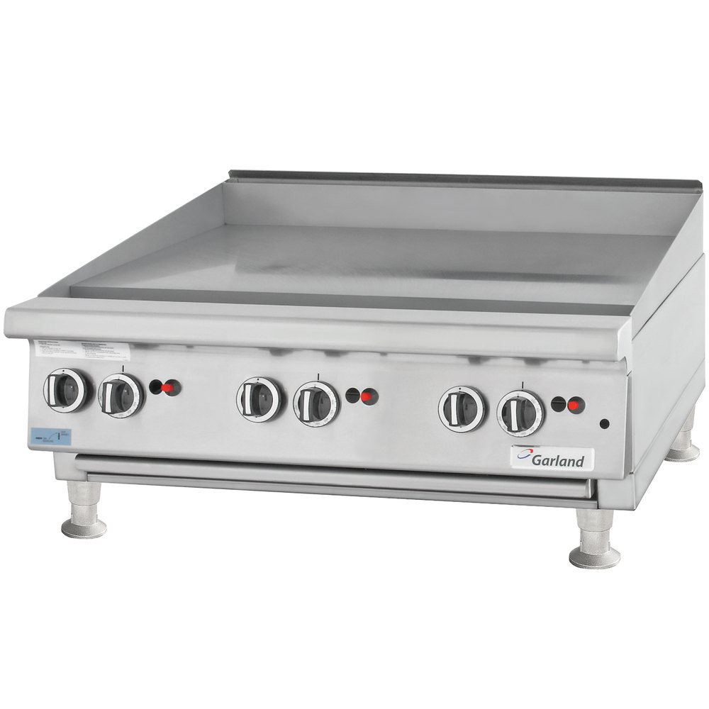 Plancha a gas de 72" heavy duty recuperada (Outlet) - Garland