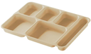 Bandeja 6 compartimientos 25.4 x 36 cm policarbonato beige - Cambro USA