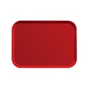 Bandeja servicio 26.5 x 34.5cm polipropileno rojo - Cambro USA