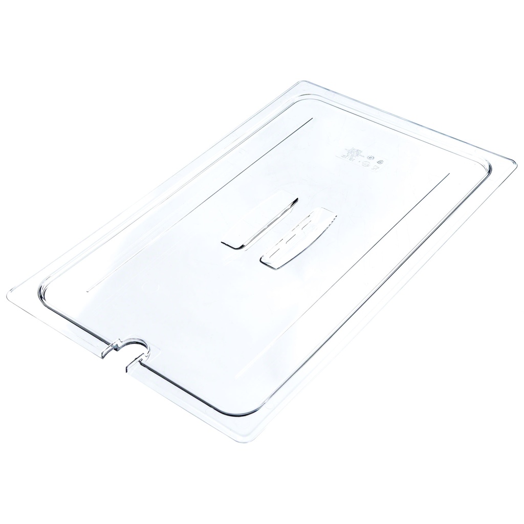Tapa asa y muesca azafate full policarbonato transparente - Cambro
