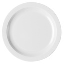 Plato policarbonato borde delgado 25.4cm blanco - Cambro