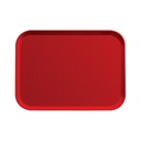Bandeja servicio 30 x 41cm polipropileno rojo - Cambro China