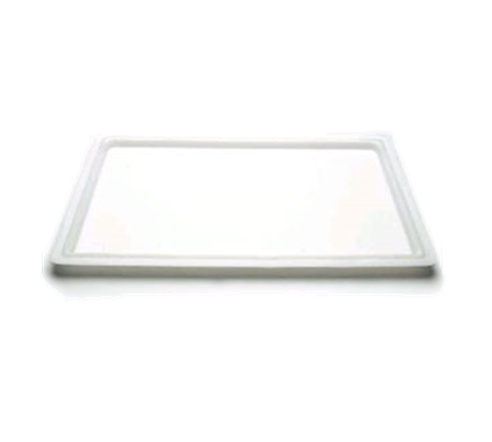 Tapa plana para caja 1826 polietileno blanco - Cambro USA