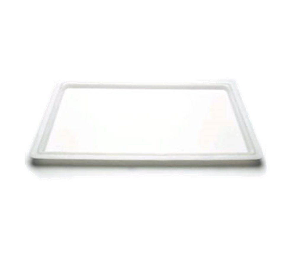Tapa plana para caja 1826 polietileno blanco - Cambro