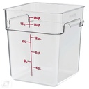 Recipiente cuadrado 17.2lts. policarbonato - Cambro China