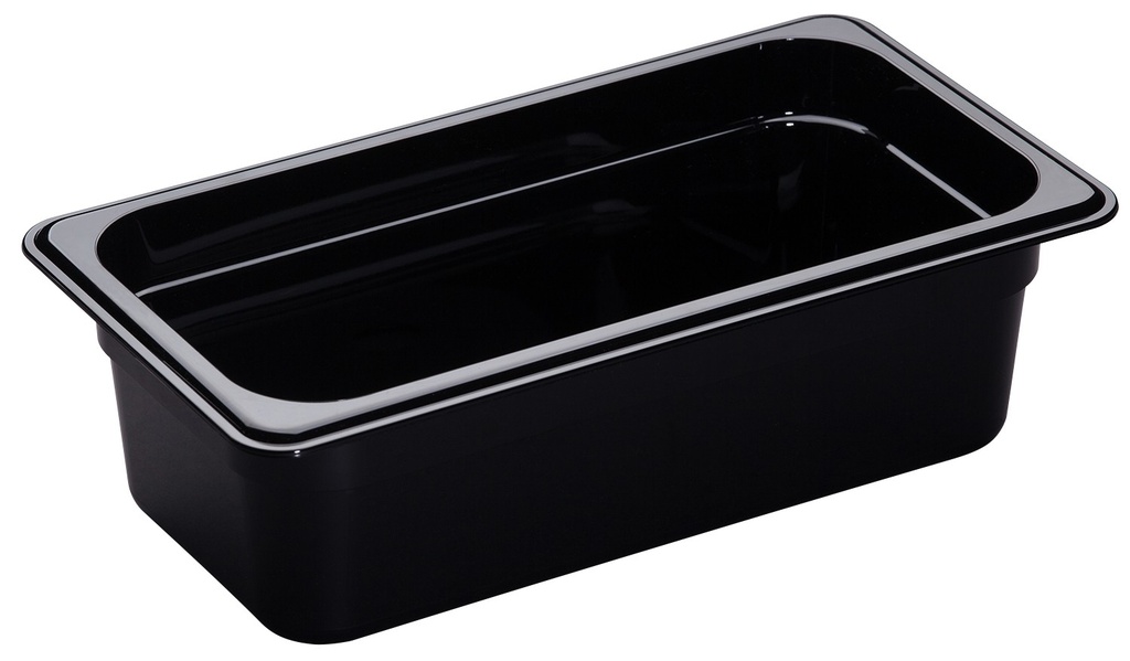 Recipiente 1/3 policarbonato 3.6lts. negro - Cambro