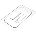 Tapa asa azafate de ¼ policarbonato transparente - Cambro China
